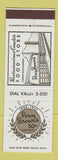 Matchbook Cover - Percy Brown's Restaurant 1955 Wilkes Barre PA