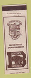 Matchbook Cover - Brown University Faunce House