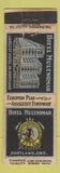 Matchbook Cover - Hotel Multnomah Portland OR DQ WEAR
