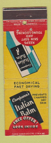 Matchbook Cover - Campana's Italian Balm