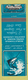 Matchbook Cover - Anthony's Fish Grottos La Jolla San Diego CA WEAR