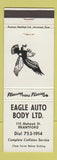 Matchbook Cover - Eagle Auto Body Brantford ON
