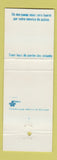 Matchbook Cover - QC DD Bean Help Police Help You