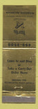 Matchbook Cover - Harb's Restaurant Plymouth MI