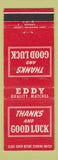 Matchbook Cover - Eddy Matches Thanks and Good Luck Canada