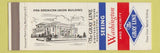 Matchbook Cover - Gray Line Tours Washington DC Pan American Union