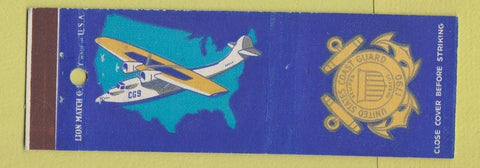 Matchbook Cover - US Coast Guard plane