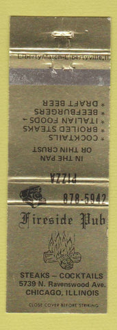 Matchbook Cover - Fireside Pub Chicago IL