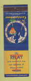 Matchbook Cover - The Relay Vallejo CA WORN BACK