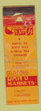 Matchbook Cover - Dan's Markets Seattle Bremerton WA POOR