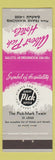 Matchbook Cover - Pick Hotel Mark Twain St Louis MO
