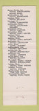 Matchbook Cover - Hotel Roosevelt Pittsburg PA