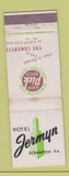Matchbook Cover - Hotel Jermyn Scranton PA WEAR