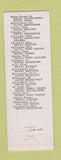 Matchbook Cover - Hotel Congress Chicago IL Pick