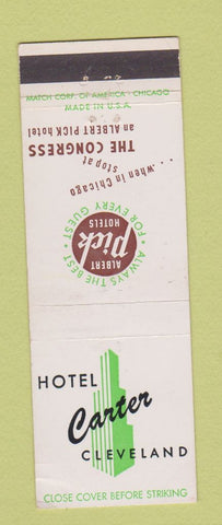 Matchbook Cover - Hotel Carter Cleveland OH