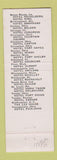 Matchbook Cover - Hotel Bankhead Birmingham AL Pick BLUE