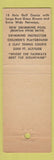 Matchbook Cover - Ingleside Hotel Motel Staunton VA