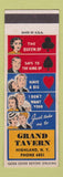 Matchbook Cover - Grand Tavern Highland NY SAMPLE