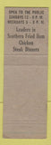 Matchbook Cover - Owen's Plantation Restaurant Cleveland OH