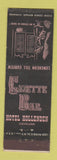 Matchbook Cover - Gazette Bar Hotel Hollenden Cleveland OH
