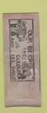 Matchbook Cover - Redeinus Tavern Clinton Allen Grove WI pinup BOBTAIL WEAR