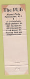 Matchbook Cover - Pub Tiki Pennsauken NJ WEAR