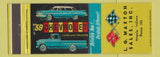 Matchbook Cover - 1959 Chevrolet LG Maxton Angola IN low phone # WEAR