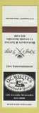 Matchbook Cover - OC White's Seafood St Augustine FL