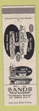 Matchbook Cover - Lee's Restaurant Sands Texarkana AR