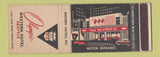 Matchbook Cover - Olympic Western Hotel Seattle WA