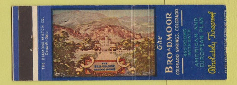 Matchbook Cover - Broadmoor Hotel Colorado Springs