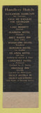 Matchbook Cover - Alameda Hotel CA La Taverna SAMPLE