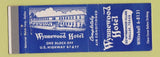 Matchbook Cover - Wynnewood Hotel Dallas TX