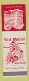 Matchbook Cover - Hotel Windsor Abilene TX