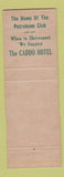 Matchbook Cover - Hotel Windsor Abilene TX