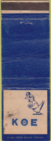 Matchbook Cover - KOE College? Fraternity? WORN