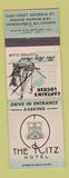 Matchbook Cover - Ritz Hotel Vancouver BC