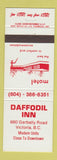 Matchbook Cover - Daffodil Inn Victoria BC