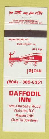 Matchbook Cover - Daffodil Inn Victoria BC