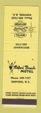 Matchbook Cover - Starlite Motel Restaurant Osoyoos BC Safari Beach Motel