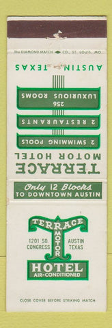Matchbook Cover - Terrace Motor Hotel Austin TX