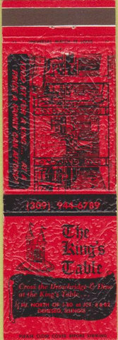 Matchbook Cover - King's Table Geneseo IL