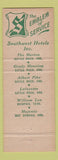 Matchbook Cover - Wm Len Hotel Memphis TN