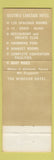 Matchbook Cover - Gondolier Hotel Austin TX WEAR