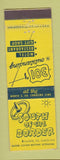 Matchbook Cover - South of the Border Hamer SC