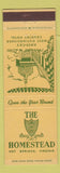 Matchbook Cover - The Homestead Hot Springs VA