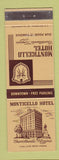Matchbook Cover - Monticello Hotel Charlottesville VA