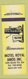 Matchbook Cover - Motel Royal Amos QC