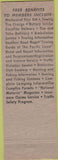 Matchbook Cover - National Automobile Club Red NAC