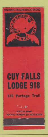 Matchbook Cover - Moose Lodge Cuyahoga Falls WEAR